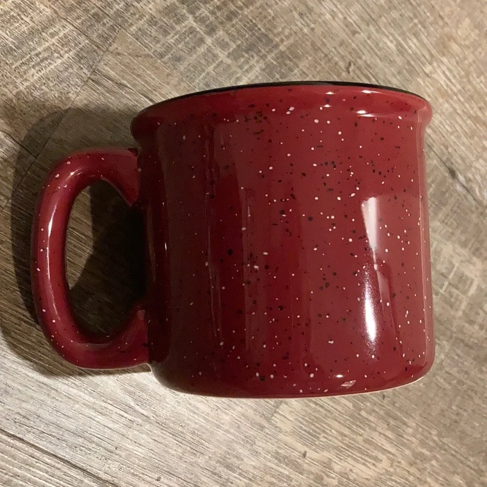 Mware Blessed Mama Red speckled coffee mug 10 oz - Picture 3 of 8